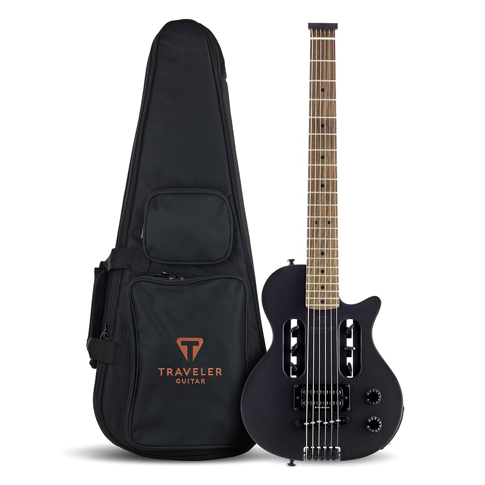 ギター Traveler Guitar EG-1 Traveler Guitar EG-1 Blackout Matte Black Electric Guitar